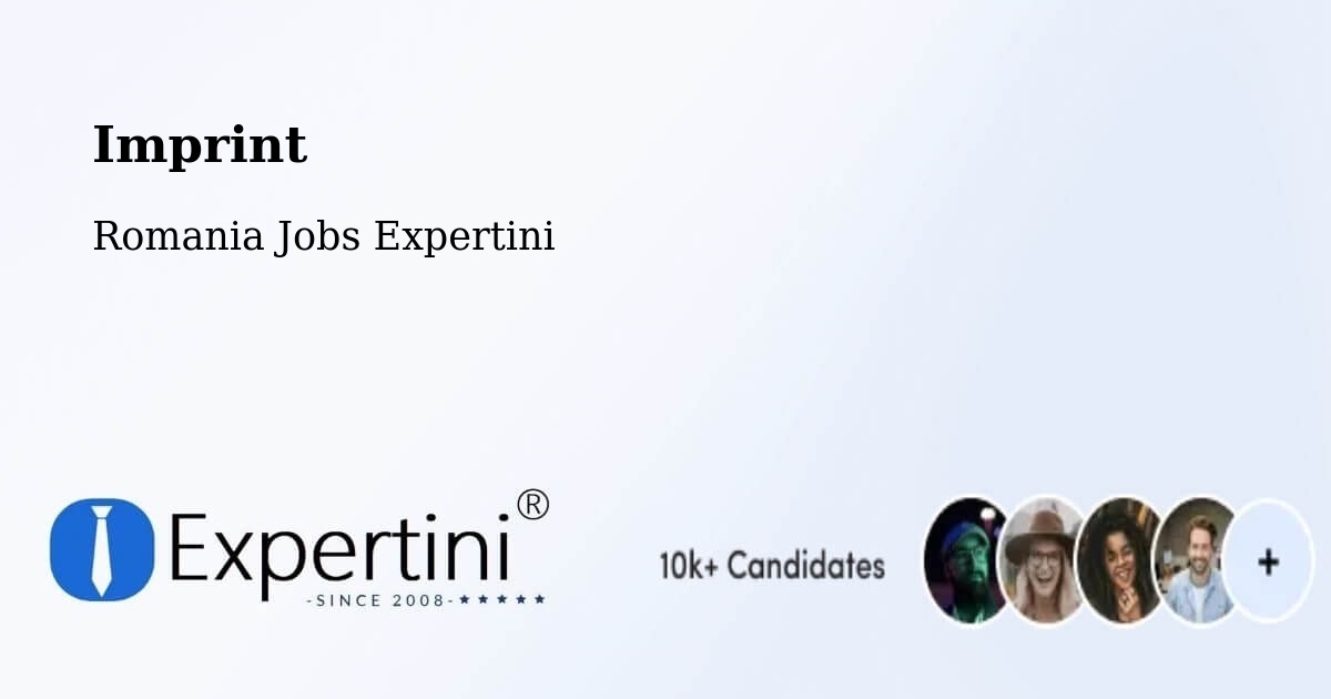 Imprint – Dalu - Romania Jobs Expertini